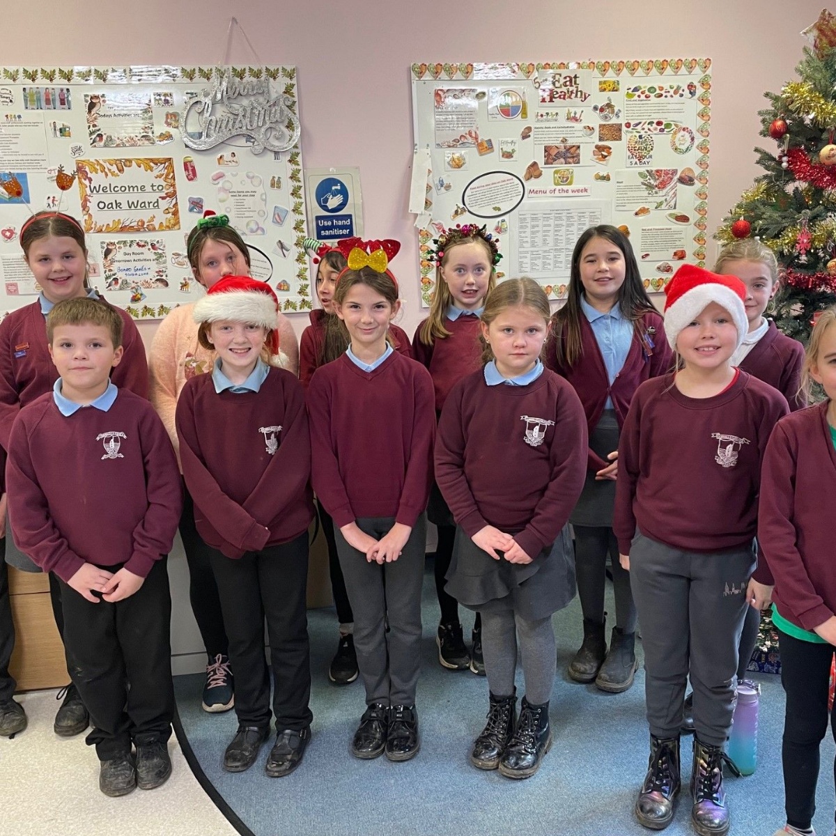 Dobwalls Community Primary School - Singing Club Visit Liskeard Hospital